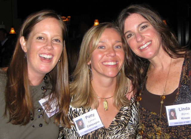 Friends since Kindergarten/1st grade: Kristin Jensen, Patty Lyman, Linda Byrne