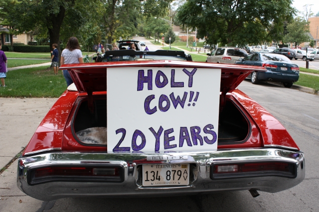 Class of 1989 in the Homecoming Parade