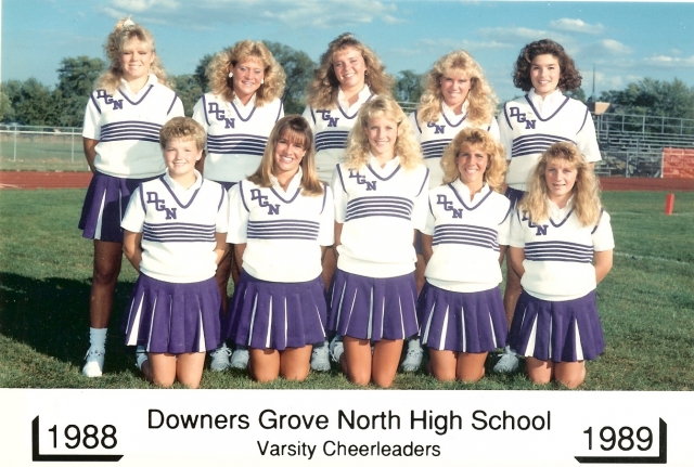 Varsity Cheerleading Team 1989
