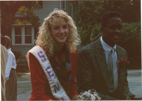 Melissa Olson and Broc Montgomery: Attendant and Escort 1988