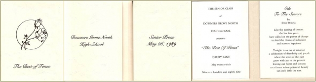 Senior Prom - May 26, 1989